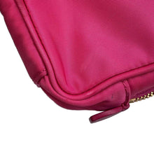 将图像加载到图库查看器中，PRADA Ribbon Shoulder Pouch Pink 1N1727 Nylon
