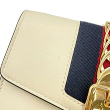 将图像加载到图库查看器中，GUCCI Sylvie ChainShoulder White 494646 Leather Size Mini
