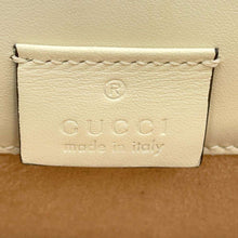 将图像加载到图库查看器中，GUCCI Sylvie ChainShoulder White 494646 Leather Size Mini
