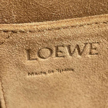 将图像加载到图库查看器中，LOEWE Missy Shoulder Bag Off-white/Brown 327.12WS28 Leather Size Small
