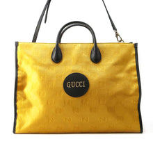 将图像加载到图库查看器中，GUCCI Off the Grid 2way Tote Bag Yellow/Black 630353 Nylon Leather
