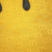 将图像加载到图库查看器中，GUCCI Off the Grid 2way Tote Bag Yellow/Black 630353 Nylon Leather
