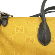 将图像加载到图库查看器中，GUCCI Off the Grid 2way Tote Bag Yellow/Black 630353 Nylon Leather
