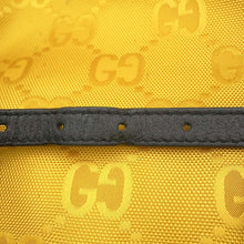 将图像加载到图库查看器中，GUCCI Off the Grid 2way Tote Bag Yellow/Black 630353 Nylon Leather
