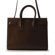 将图像加载到图库查看器中，SAINT LAURENT PARIS Jour Brown 398709 Calf Leather
