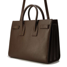 将图像加载到图库查看器中，SAINT LAURENT PARIS Jour Brown 398709 Calf Leather
