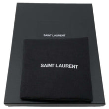 将图像加载到图库查看器中，SAINT LAURENT PARIS Clutch Bag DotPattern Beige/Black 635099 Leather
