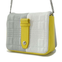 Load image into Gallery viewer, BURBERRY TB logo mini ChainShoulder White/Yellow Leather
