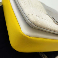 Load image into Gallery viewer, BURBERRY TB logo mini ChainShoulder White/Yellow Leather
