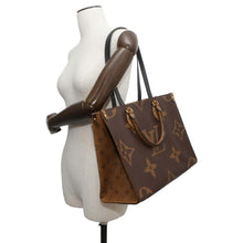 将图像加载到图库查看器中，LOUIS VUITTON Onthego RedM45321 Monogram Monogram Reverse Canvas Monogram Giant Size MM
