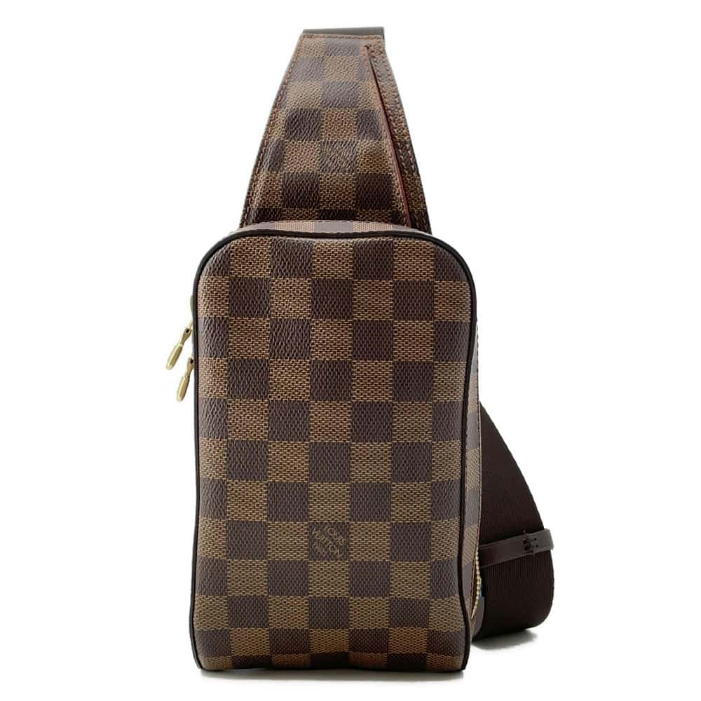 LOUIS VUITTON Geronimos Red N51994 Damier Ebene Canvas