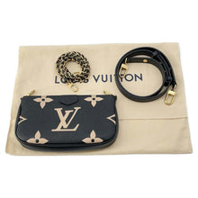 将图像加载到图库查看器中，LOUIS VUITTON Multi Pochette Accessoires Noir/Beige M45777 Monogram Empreinte Leather
