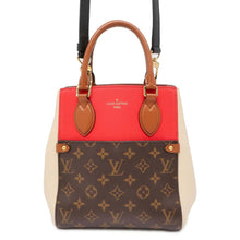 将图像加载到图库查看器中，LOUIS VUITTON Fold tote CeriseRed/ClaimM45389 Monogram Calf Leather Size PM
