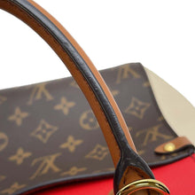 将图像加载到图库查看器中，LOUIS VUITTON Fold tote CeriseRed/ClaimM45389 Monogram Calf Leather Size PM
