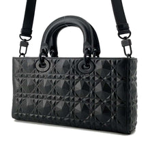 将图像加载到图库查看器中，Dior lady deejoy Black M0540SNEA_M900 Leather Size Medium
