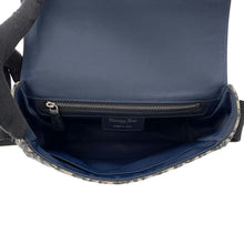 将图像加载到图库查看器中，Dior Oblique messenger bag Navy M9994PTVY Smooth Calf Leather
