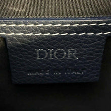 将图像加载到图库查看器中，Dior Gallop Backpack Navy Leather
