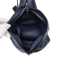 将图像加载到图库查看器中，LOEWE anton sling bag Navy B511A09X06 Leather
