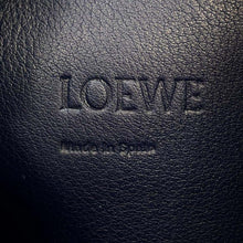 将图像加载到图库查看器中，LOEWE anton sling bag Navy B511A09X06 Leather
