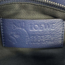 将图像加载到图库查看器中，LOEWE Puzzle Bag Ghibli Collaboration Calcifer Navy B510P35X15 Leather
