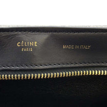 Load image into Gallery viewer, CELINE Trapeze Gray/Black Felt Leather
