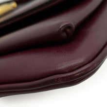 将图像加载到图库查看器中，GUCCI GG Marmont Ally Shoulder Bag Bordeaux 550129 Leather Size Small
