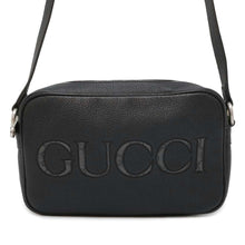 将图像加载到图库查看器中，GUCCI GG Supreme Shoulder Bag Black 768391 Leather Size Mini
