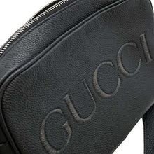 将图像加载到图库查看器中，GUCCI GG Supreme Shoulder Bag Black 768391 Leather Size Mini
