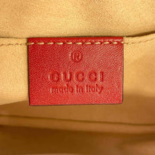 Load image into Gallery viewer, GUCCI Crossbody Bag GG Marmont Red 476434 Leather
