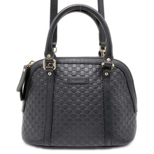 将图像加载到图库查看器中，GUCCI Micro Gucci Shima Handbag Black 449654 Leather
