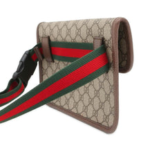 将图像加载到图库查看器中，GUCCI Neo Vintage GG Supreme Belt Bag Beige 493930 PVC Leather
