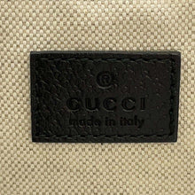 将图像加载到图库查看器中，GUCCI Tote Bag Black 765043 Leather Size Small
