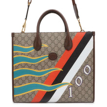 Load image into Gallery viewer, GUCCI Interlocking G Medium Tote Bag Beige/Brown/Multicolor 674148 PVC Leather
