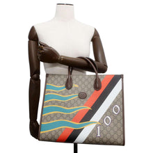 Load image into Gallery viewer, GUCCI Interlocking G Medium Tote Bag Beige/Brown/Multicolor 674148 PVC Leather
