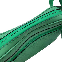 将图像加载到图库查看器中，GUCCI GG rubber effect belt bag Green 771422 GG Rubber
