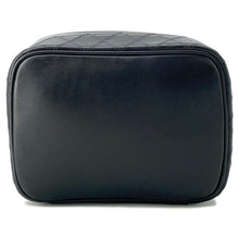 将图像加载到图库查看器中，CHANEL Vanity bag Black A01618 Leather
