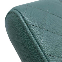 Load image into Gallery viewer, CHANEL Small Vanity Shoulder Bag Green AP2503 Caviar Leather
