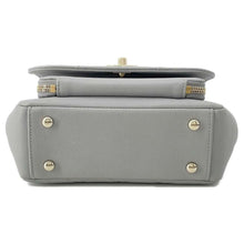 将图像加载到图库查看器中，CHANEL Matelasse Business Affinity Shoulder Bag Gray A93749 Leather
