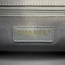 将图像加载到图库查看器中，CHANEL Matelasse Business Affinity Shoulder Bag Gray A93749 Leather
