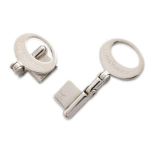 Load image into Gallery viewer, LOUIS VUITTON Travel key motif cufflinks SilverM68099 Metal
