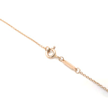 将图像加载到图库查看器中，TIFFANY&amp;Co. Ampersand Diamond Necklace 18K Pink Gold
