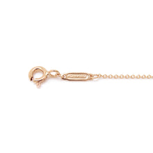 将图像加载到图库查看器中，TIFFANY&amp;Co. Ampersand Diamond Necklace 18K Pink Gold
