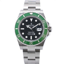 将图像加载到图库查看器中，ROLEX Submariner Date W41mm Stainless Steel Black Dial 126610LV
