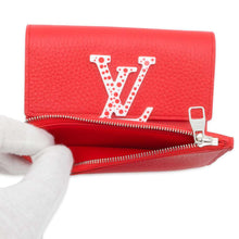 将图像加载到图库查看器中，LOUIS VUITTON LVxYK Portefeuille Capucines RougeM82113 Taurillon Leather
