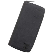 将图像加载到图库查看器中，LOUIS VUITTON Zippy wallet Vertical NoirM81743 Aerogram Leather
