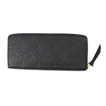 Load image into Gallery viewer, LOUIS VUITTON Portefeuille Clemence Noir M60171 Monogram Empreinte Leather
