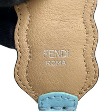 将图像加载到图库查看器中，FENDI Shoulder Strap Blue/Brown Leather
