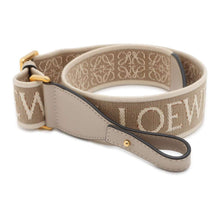 将图像加载到图库查看器中，LOEWE Anagram Shoulder Strap Beige C886T90X01 Canvas Leather
