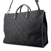 将图像加载到图库查看器中，GUCCI Off the Grid Tote Bag Black 630353 GGNylon Leather
