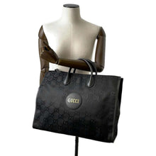 将图像加载到图库查看器中，GUCCI Off the Grid Tote Bag Black 630353 GGNylon Leather
